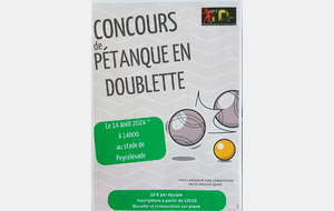 Concours de pétanque 